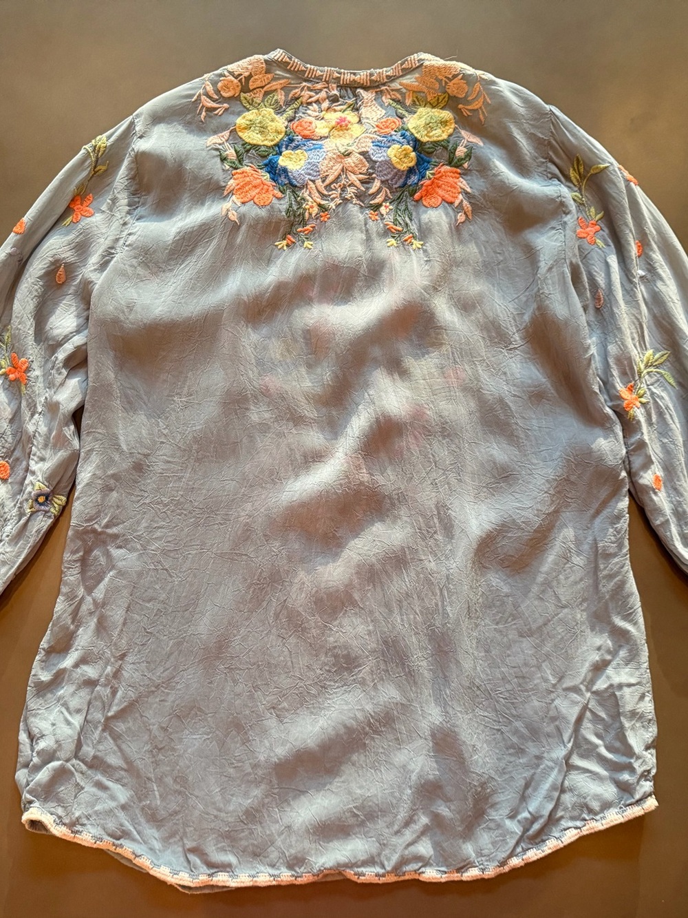 Johnny Was Taifa Embroidered V-Neck Floral Tunic, SZ Small… on website for $150 - Picture 9 of 10